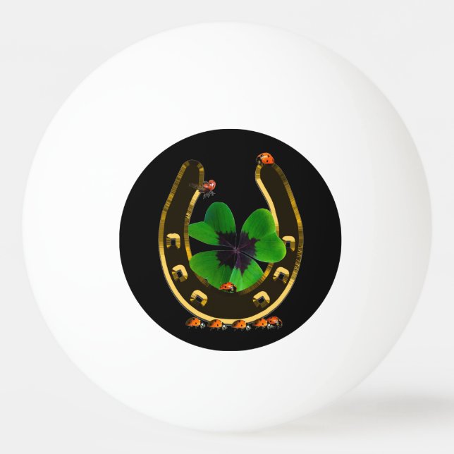 Horseshoe Ping Pong Ball (Back)