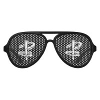 HorseShoe Pitching Adult Aviator Party Shades