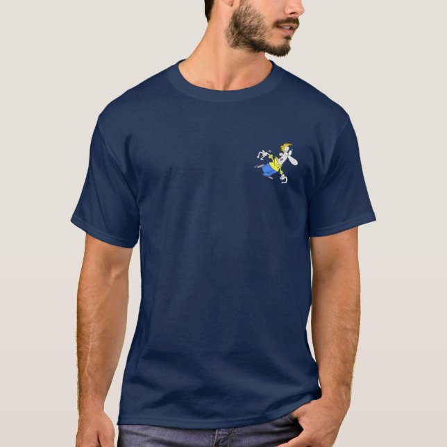 HorseShoe Pitching Basic Dark T-Shirt (Front)