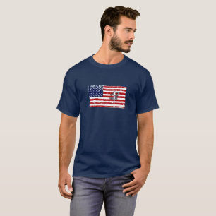 HorseShoe Pitching Basic Dark T-Shirt USA