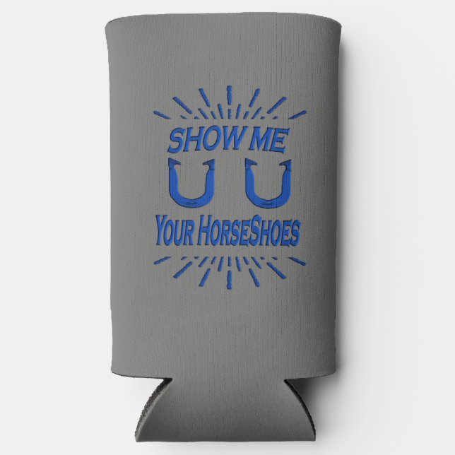 HorseShoe Pitching Can Cooler (Front)