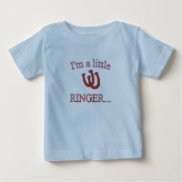 HorseShoe Pitching Infant T-Shirt-Lite Blue