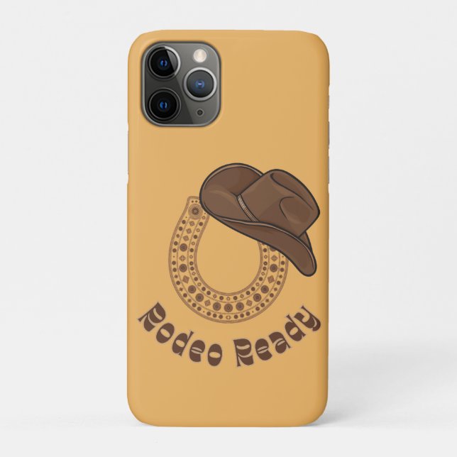 Horseshoe Rodeo Ready Case-Mate iPhone Case (Back)