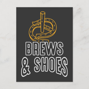 Horseshoe Throwing Pitcher Horse Cowboy equestrian Postcard