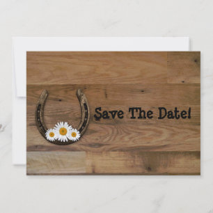Horseshoe Wedding Save The Date