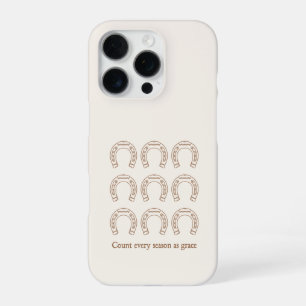 Horseshoe Western Christian iPhone 16 Pro Case