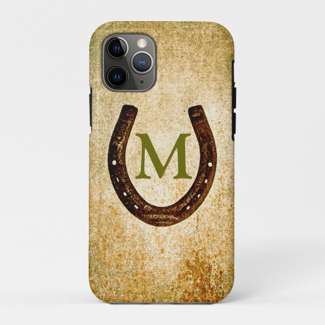 Horseshoe with Monogram to Personalise Case-Mate iPhone Case (Back)