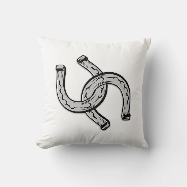 Horseshoes Cushion (Front)