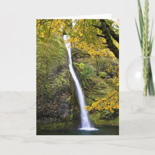 Horsetail Falls, Columbia River Gorge, Oregon Card