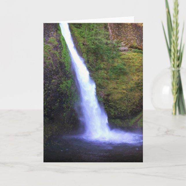 Horsetail Falls, Oregon Card (Front)
