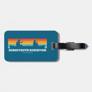 Horsetooth Reservoir Colorado Canoe Luggage Tag