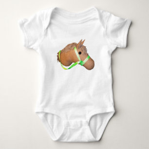 horsey baby bodysuit