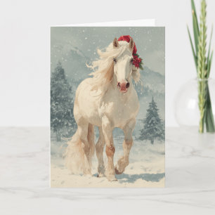 Horsey Christmas Greeting Card