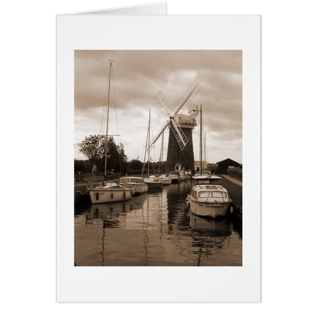 Horsey Windmill, The Broads, Norfolk. (Front)