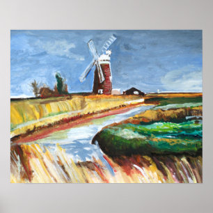 Horsey Windpump Poster