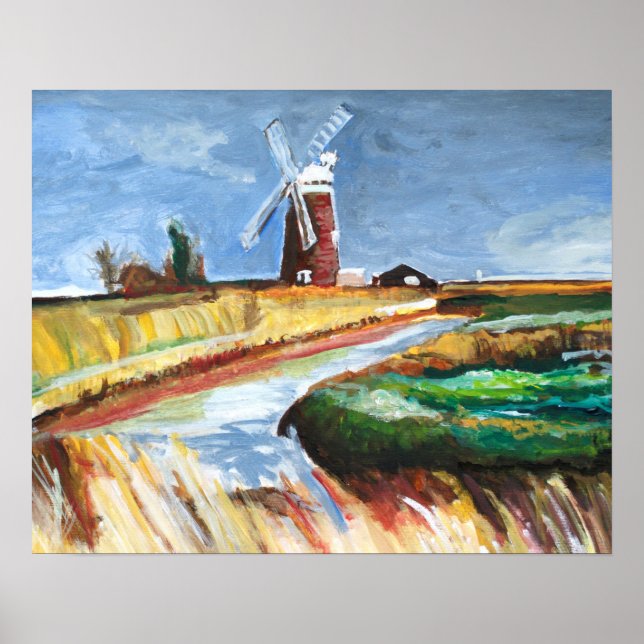 Horsey Windpump Poster (Front)