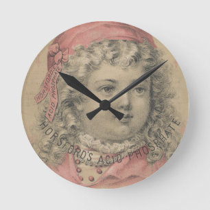Horsfords Acid Phosphate Ephemera Round Clock