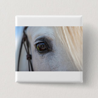 horsie pure 15 cm square badge