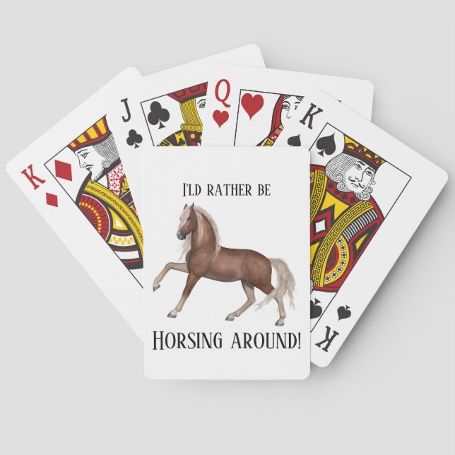 Horsing Around Playing Cards (Back)
