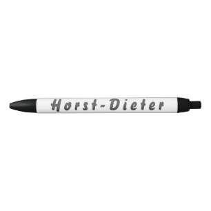 Horst-Dieter Kugelschreiber Black Ink Pen