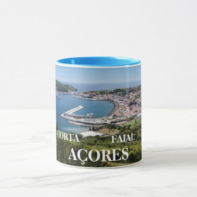 Horta Faial Panoramic Mug (Center)
