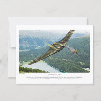 Horten Ho229 Postcard