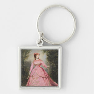 Hortense Schneider  1868 Key Ring