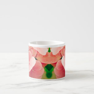 Hortensia Hydrangea pink pastel flowers floral Espresso Cup