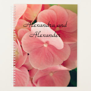 Hortensia Hydrangea pink pastel flowers floral Planner