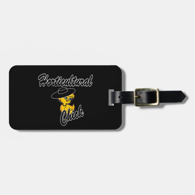 Horticultural Chick #4 Luggage Tag (Front Horizontal)