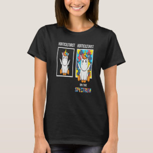Horticulturist People Autism Puzzle Unicorn Neurod T-Shirt