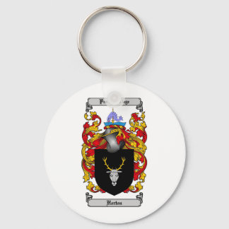 HORTON FAMILY CREST -  HORTON COAT OF ARMS KEY RING