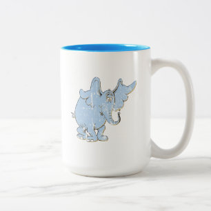 Horton Hears A Who   Horton Distressed Two-Tone Coffee Mug