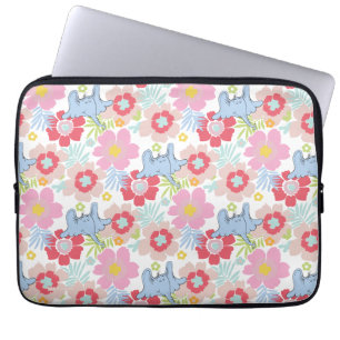 Horton Hears A Who   Pastel Flower Pattern Laptop Sleeve