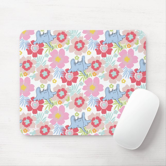 Horton Hears A Who | Pastel Flower Pattern Mouse Pad (With Mouse)