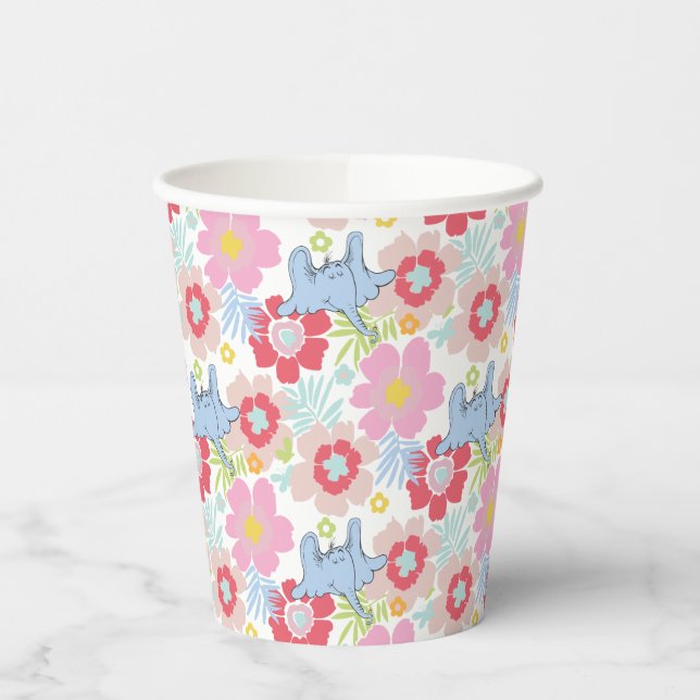 Horton Hears A Who | Pastel Flower Pattern Paper Cups (Left)