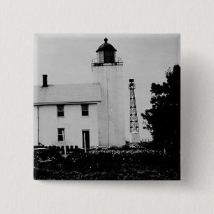 Horton Point Lighthouse 15 Cm Square Badge