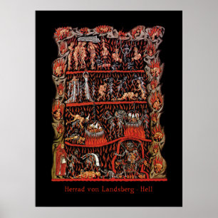 Hortus Deliciarum Hell Poster