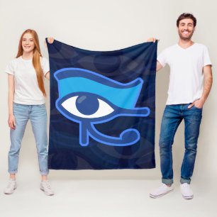 Horus Eye Fleece Blanket