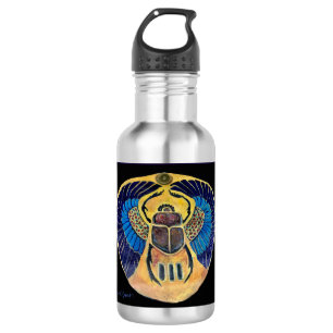 Horus Hawk Falcon Scarab Egypt Maureen Girard 532 Ml Water Bottle