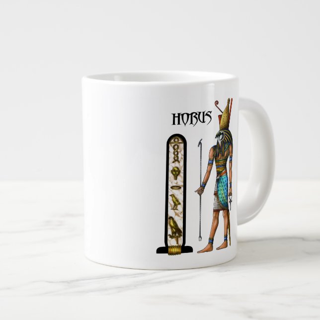 Horus Jumbo Mug (Front Right)