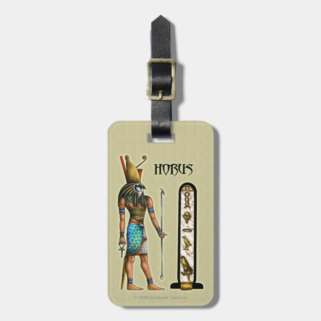 Horus Luggage Tag (Front Vertical)