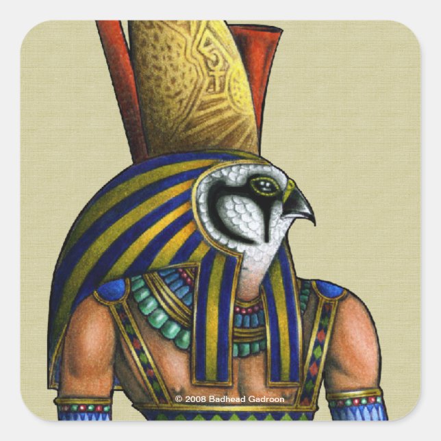Horus Square Sticker (Front)