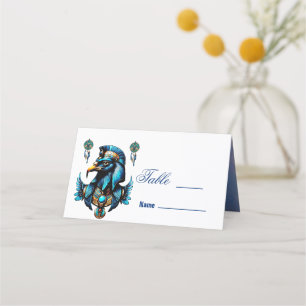 Horus the egyptian falcon god place card