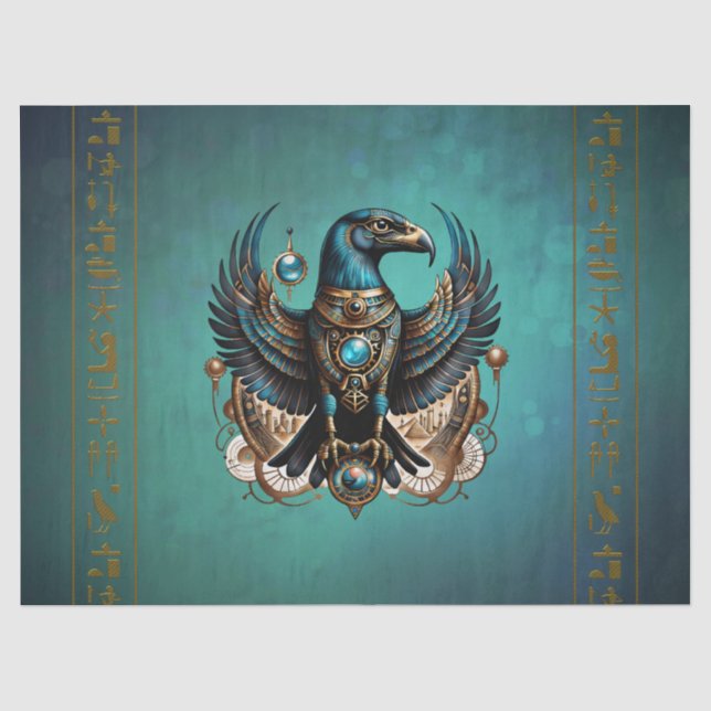Horus the falcon god. tissue paper (Front)