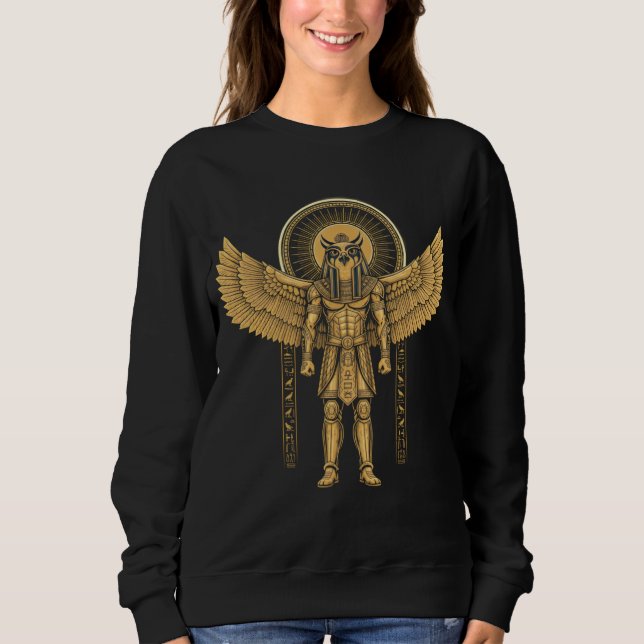 Horus with Sun Disc  Sweatshirt (Front)