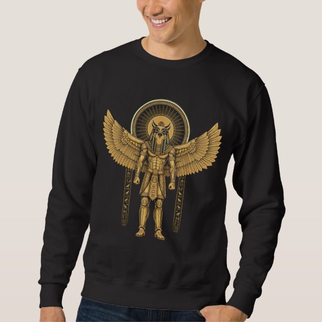 Horus with Sun Disk  Sweatshirt (Front)