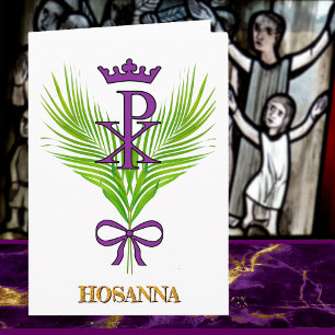HOSANNA Palm Sunday Card (John 12:12-15)