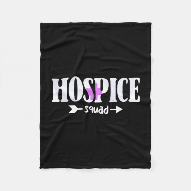 Hosce Nurse Hosce Squad  Fleece Blanket (Front)
