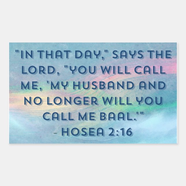 Hosea 2:16 Stickers (Front)